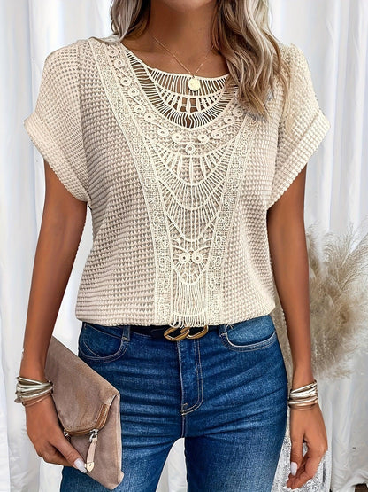 Pretty Cable Knit Women's Top - VogeLuxe