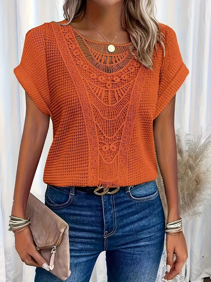 Pretty Cable Knit Women's Top