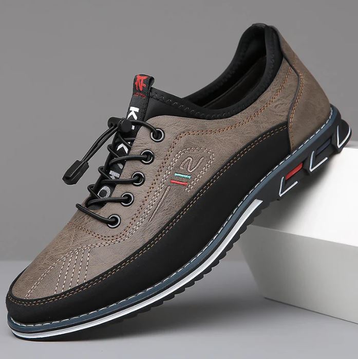 Stylish Mens Leather Shoes - Comfortable Modern Loafers