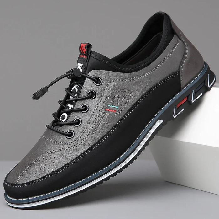 Stylish Mens Leather Shoes - Comfortable Modern Loafers