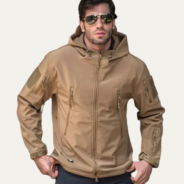 VogeLuxe | Men’s Water Resistant Softshell Outdoor Jacket