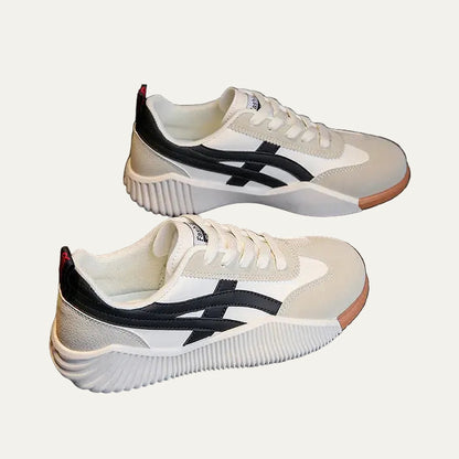 VogeLuxe | Women’s Low Top Sneakers with Sculpted Outsole