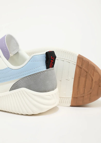 VogeLuxe | Women’s Low Top Sneakers with Sculpted Outsole