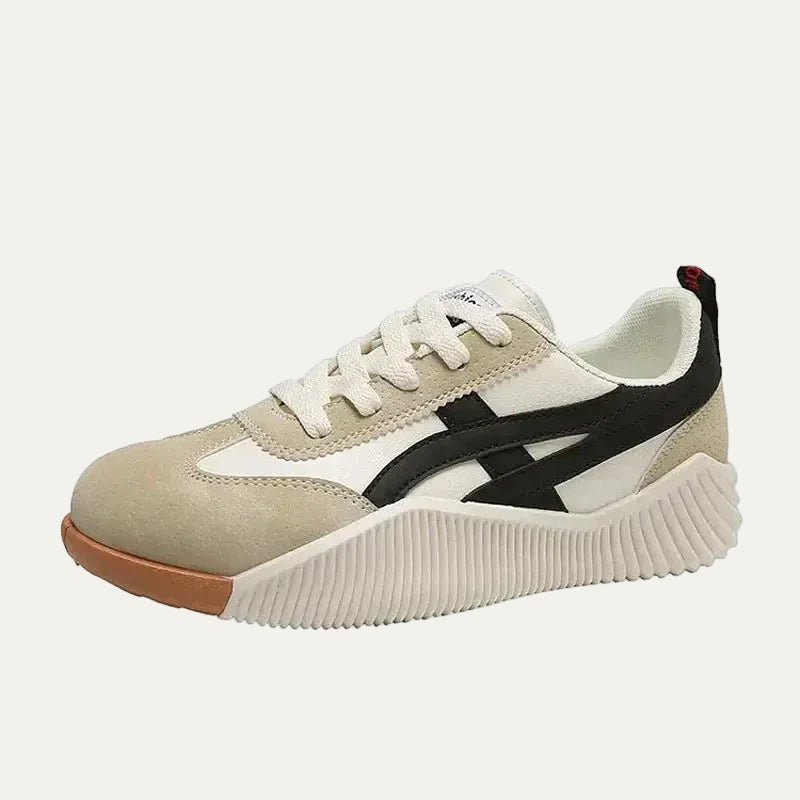 VogeLuxe | Women’s Low Top Sneakers with Sculpted Outsole