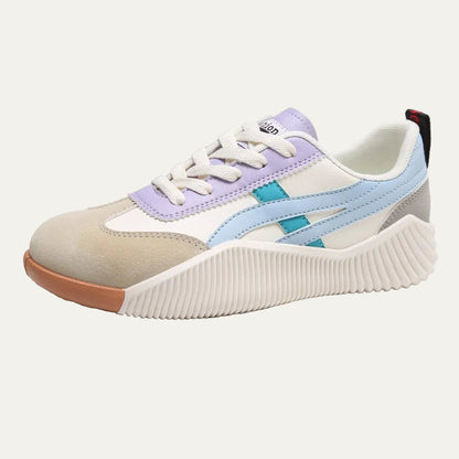 VogeLuxe | Women’s Low Top Sneakers with Sculpted Outsole
