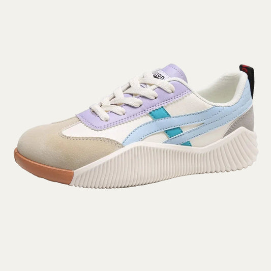 VogeLuxe | Women’s Low Top Sneakers with Sculpted Outsole