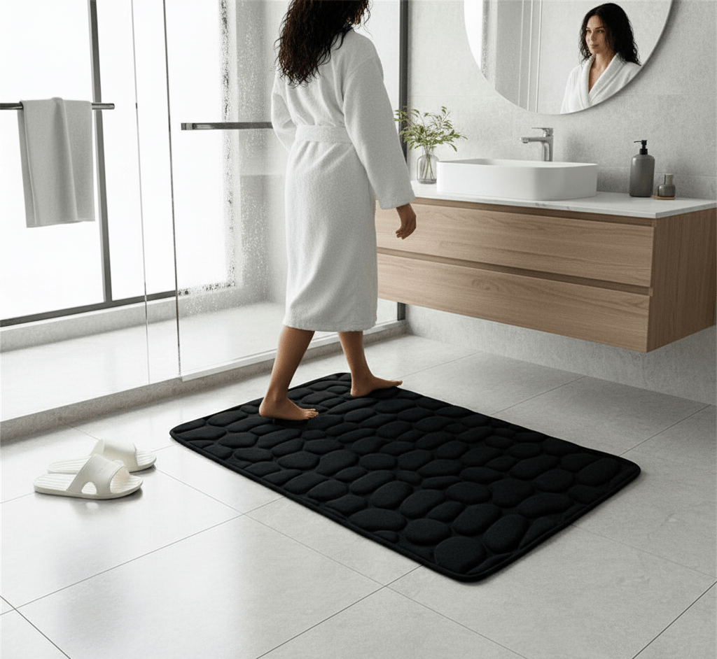 Plush Anti-Slip Bathroom Mat | Gentle Quick-Dry Comfort - VogeLuxe