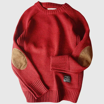 Classic Men's Patch Elbow Sweater
