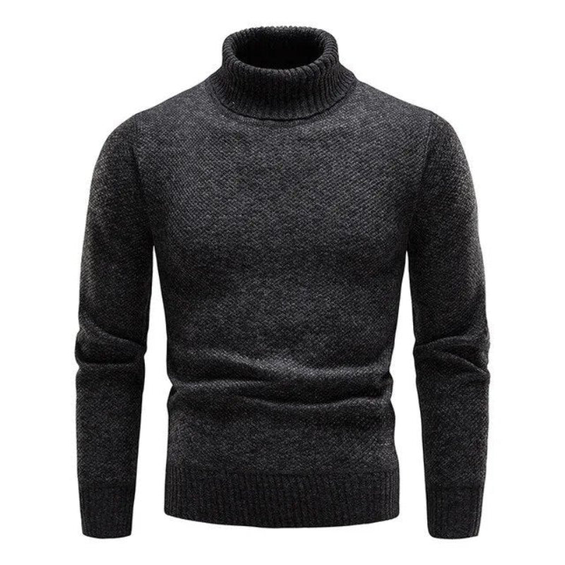 Warm Winter Crew Neck Wool Sweater - VogeLuxe