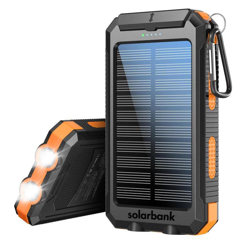 Portable 20000mAh Outdoor Solar Charger - VogeLuxe