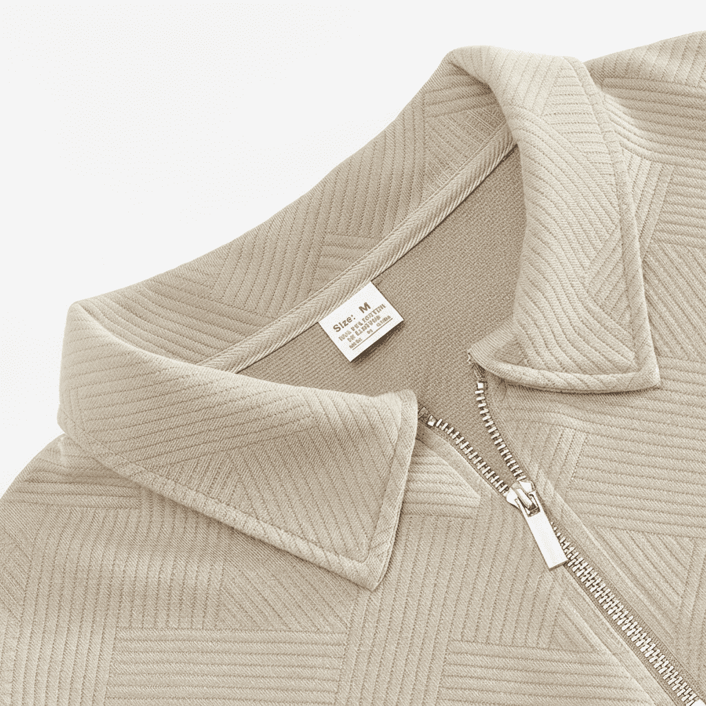 VogeLuxe | Men’s Cashmere Zipper Sweater