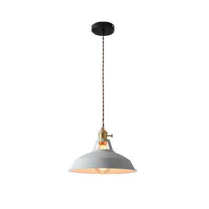 Vibrant Metal Drop Pendant Lighting Fixture