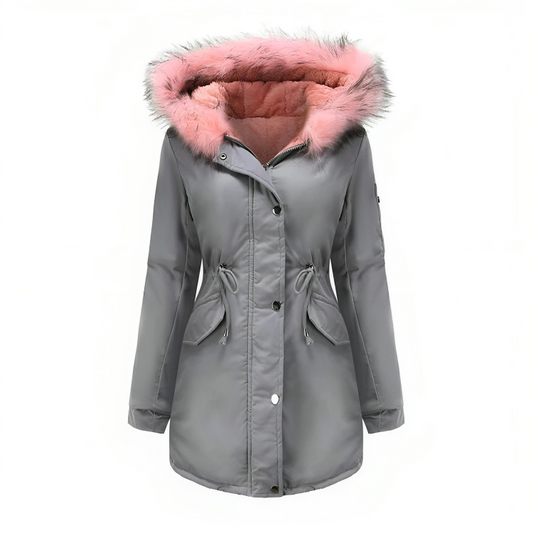 Warm Vegan Parka Coat for Women with Sustainable Materials - VogeLuxe