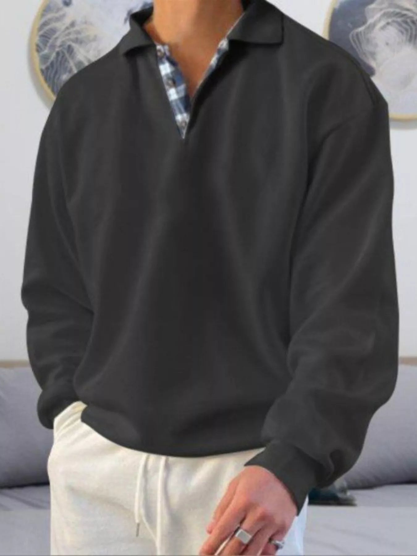 Large Size Mens Classic Polo Shirt