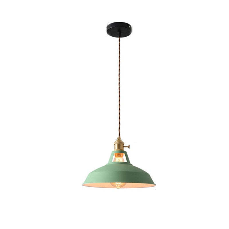 Vibrant Color Metal Pendant Light Fixture