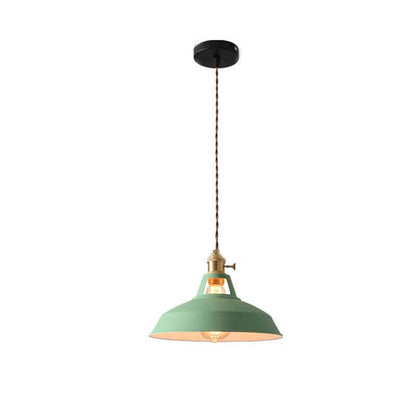Vibrant Metal Drop Pendant Lighting Fixture