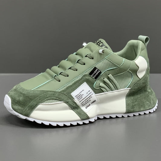 Comfortable Men's Casual Thick Sole Sneakers - BritishElegance