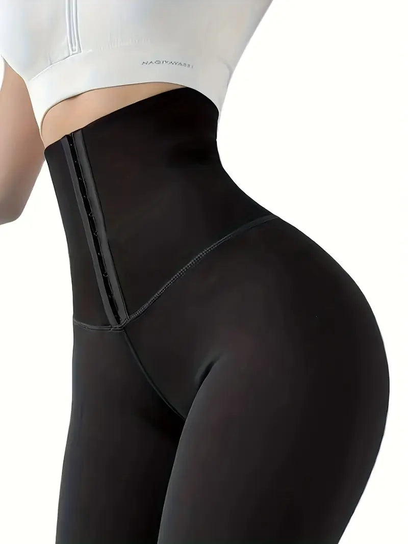 Sculpting High Waist Slimming Fitness Leggings - VogeLuxe