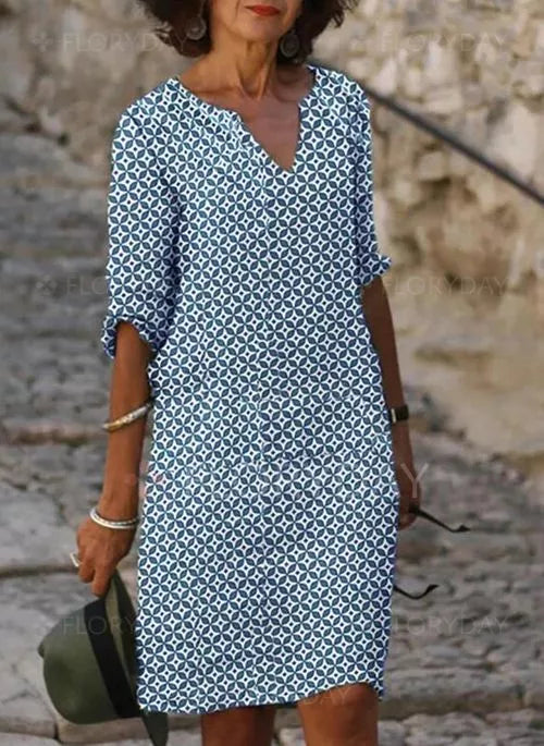 Classy Knee Length Women's Dress