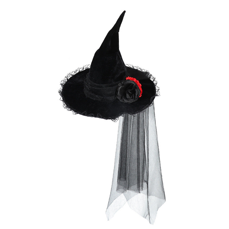 Spooky Gothic Witch Costume Hat