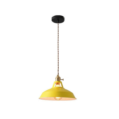 Vibrant Color Metal Pendant Light Fixture