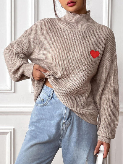 Soft Khaki Women's Winter Cashmere Sweater