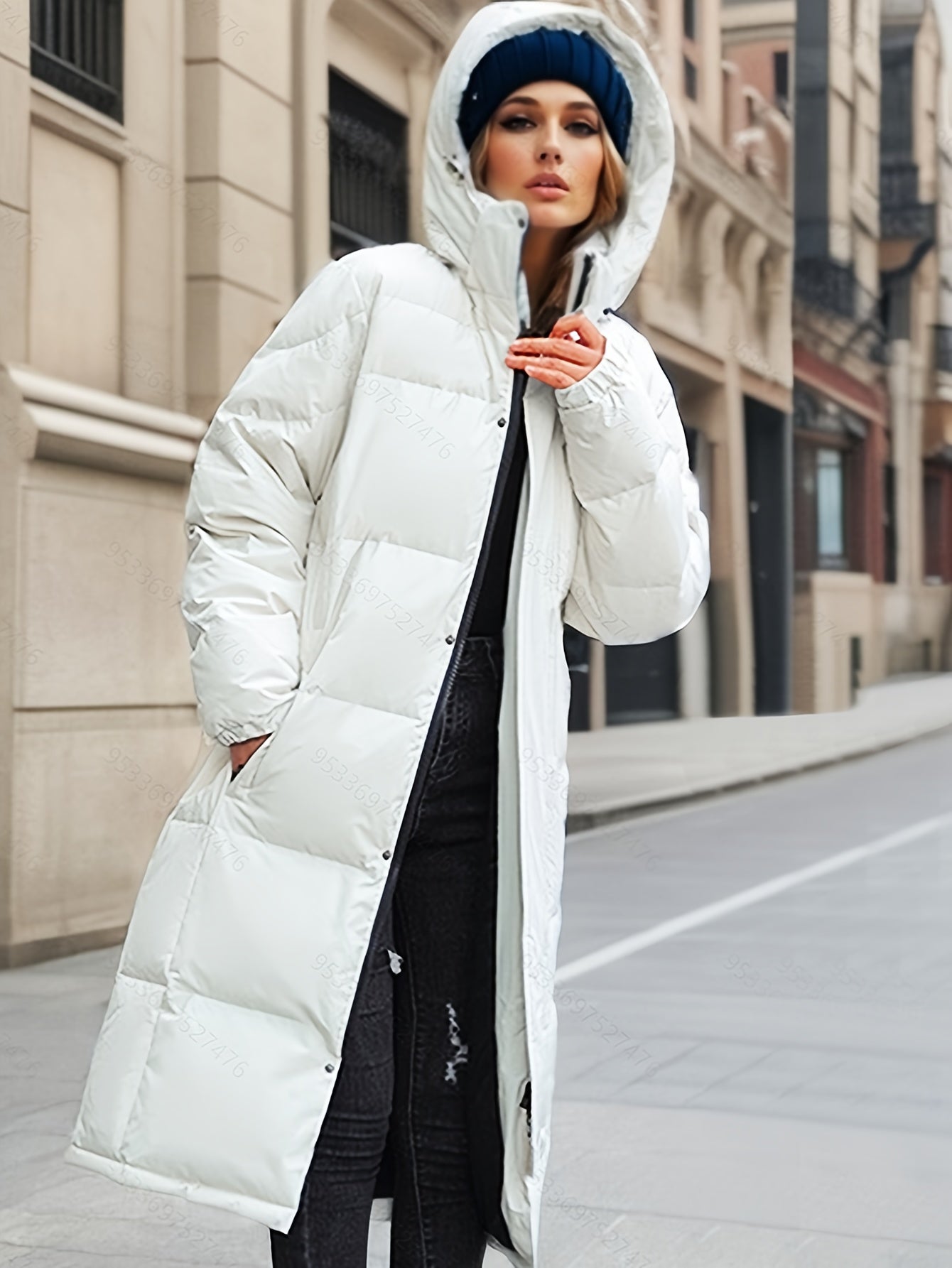 Warm Waterproof Women's Parka Winter Jacket with Hood - VogeLuxe