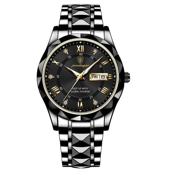 Waterproof Men's Sports Watch with Glow in Dark Feature