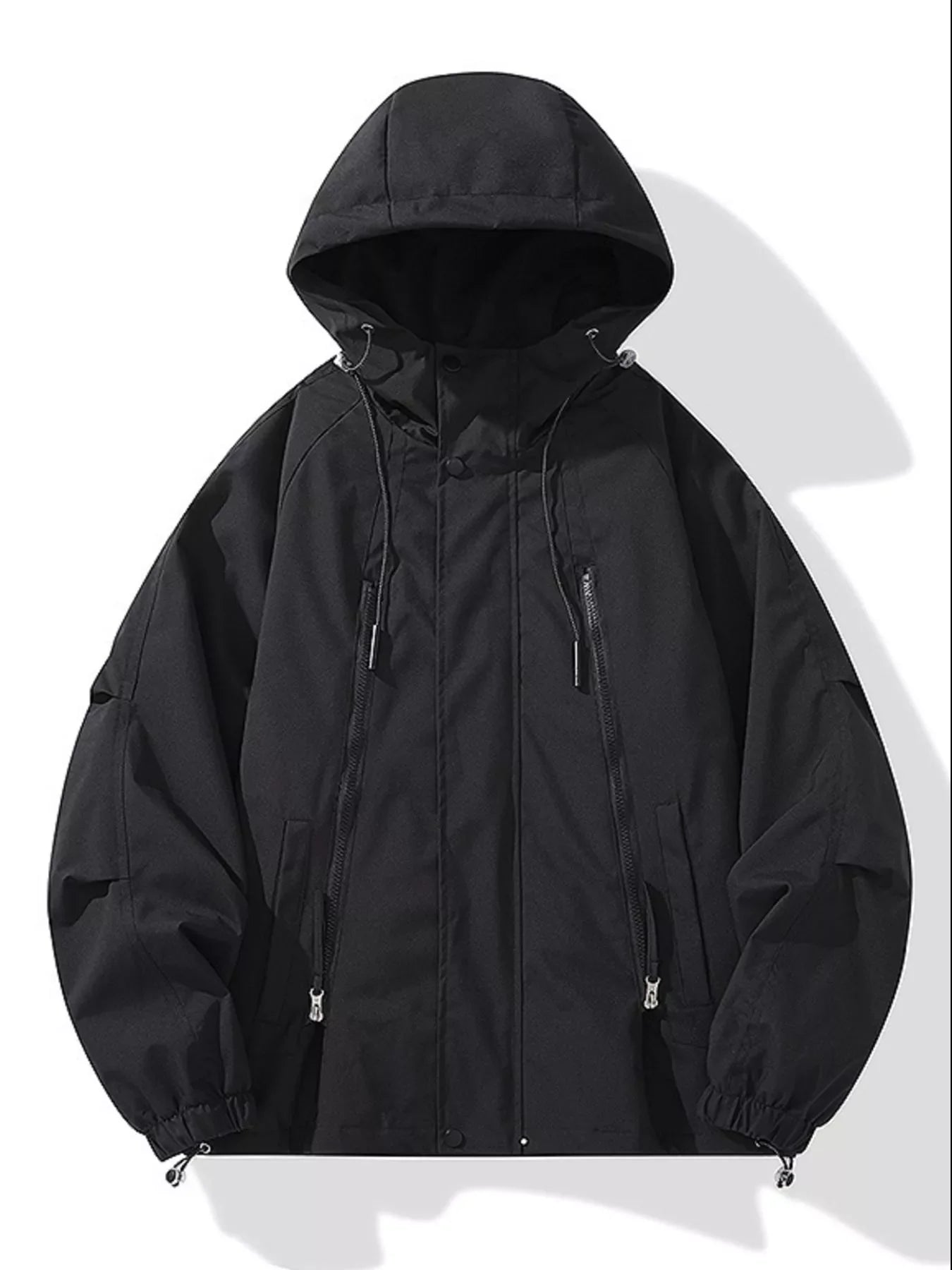 Large Size Waterproof Hooded Jacket for Men - VogeLuxe
