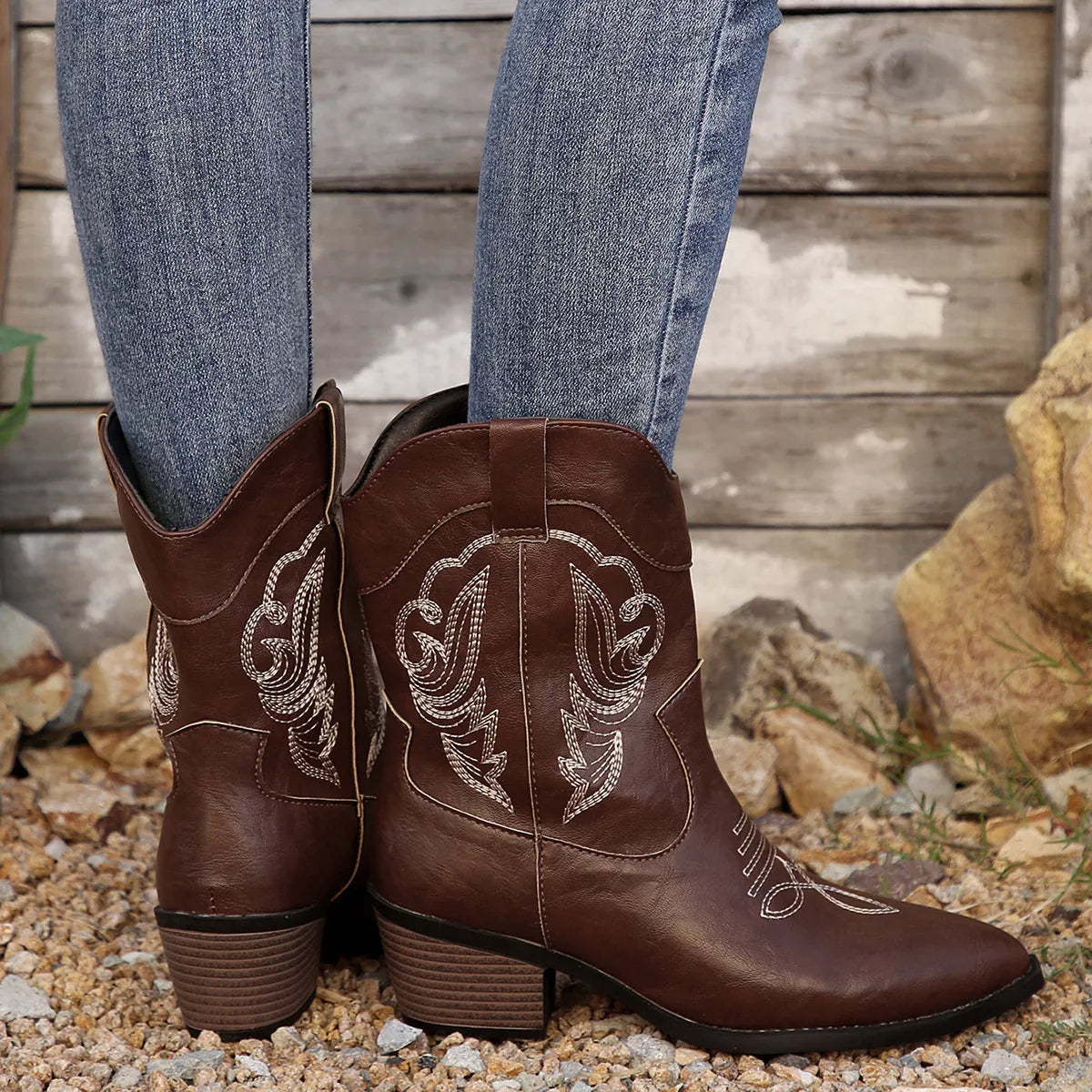 Rustic Country Riding Boots