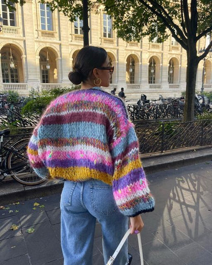 Cozy Short Sleeve Winter Sweater