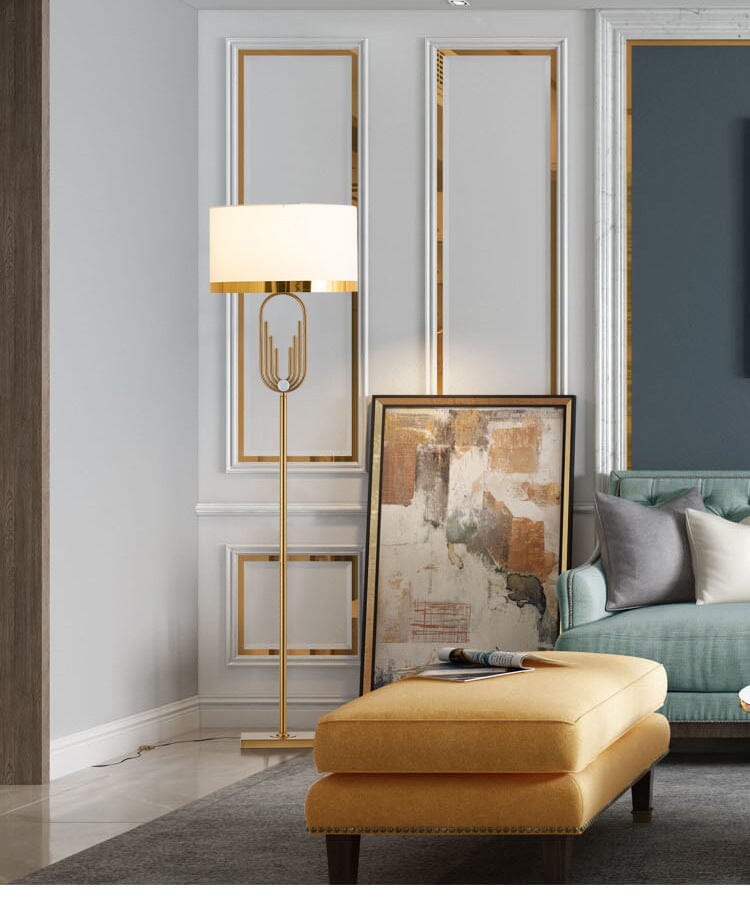 Luxury Gold Metal Floor Lamp
