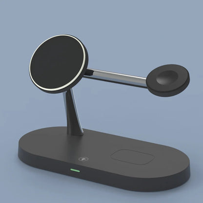 Versatile 5-in-1 Charging Dock with LED Nightlight