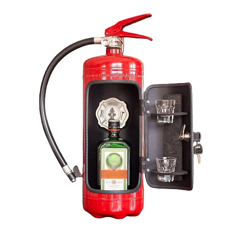 Discreet Fire Extinguisher Liquor Bottle Holder - VogeLuxe