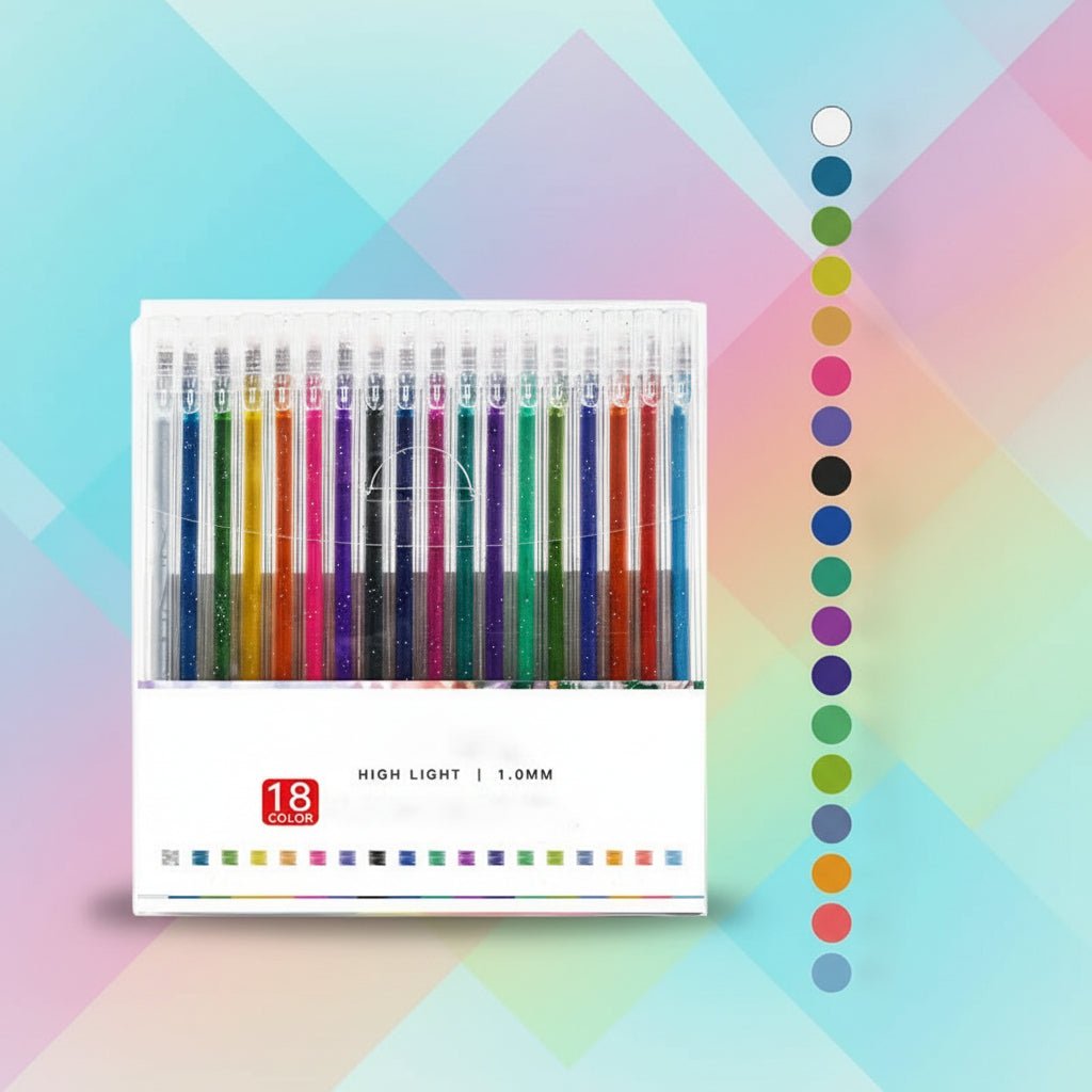 Sparkly Pen Set for Adult Coloring Books & Art Supplies
