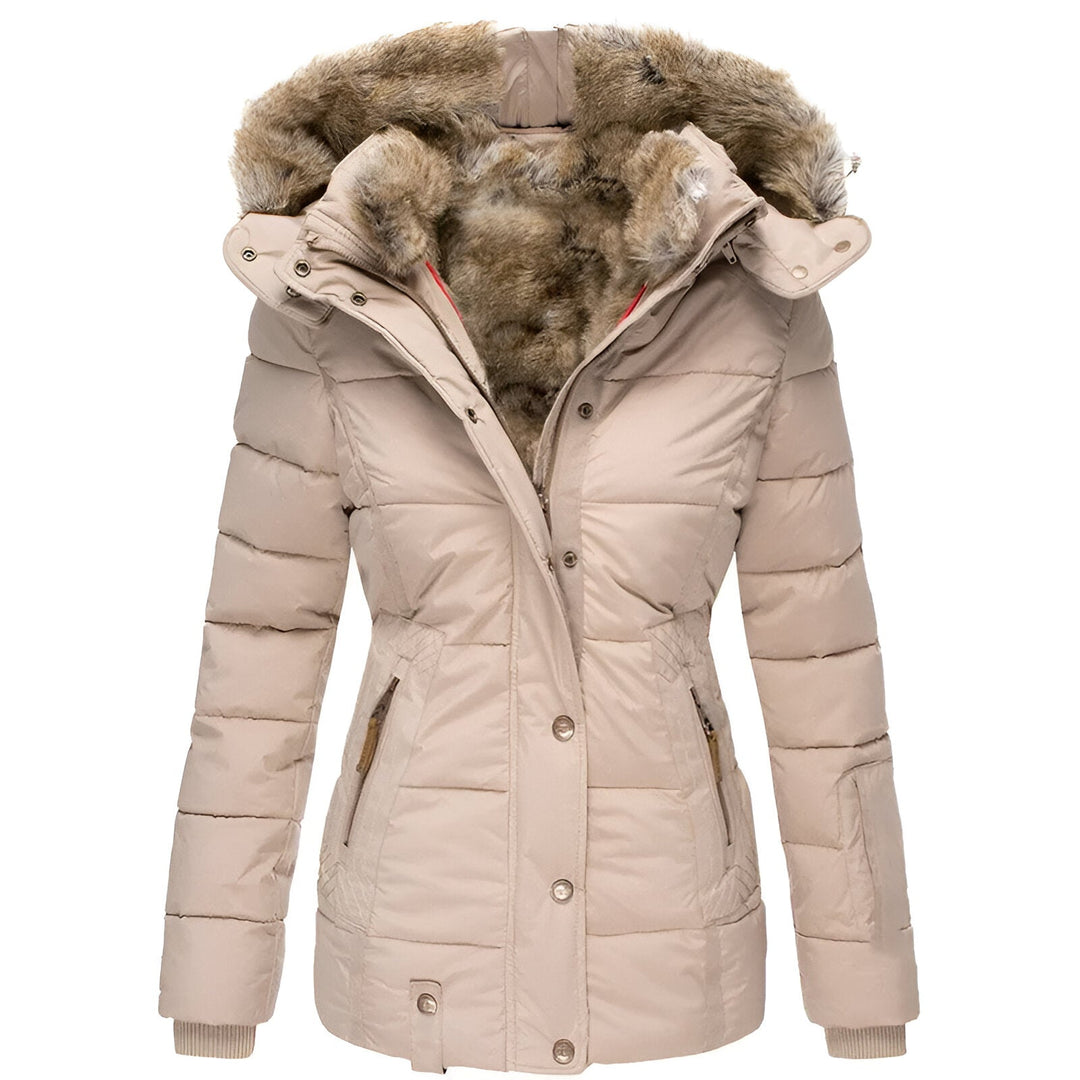 Women's Slim Fit Hooded Puffer Coat