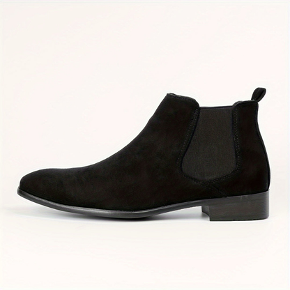 VogeLuxe | Men’s Suede Look Formal Chelsea Boots
