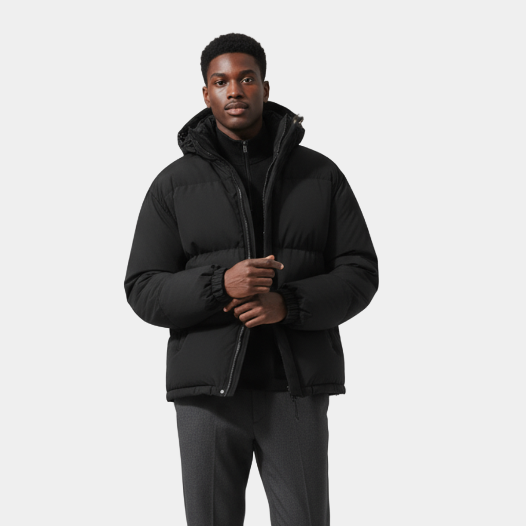 Men's Classic Down Filled Coat - VogeLuxe