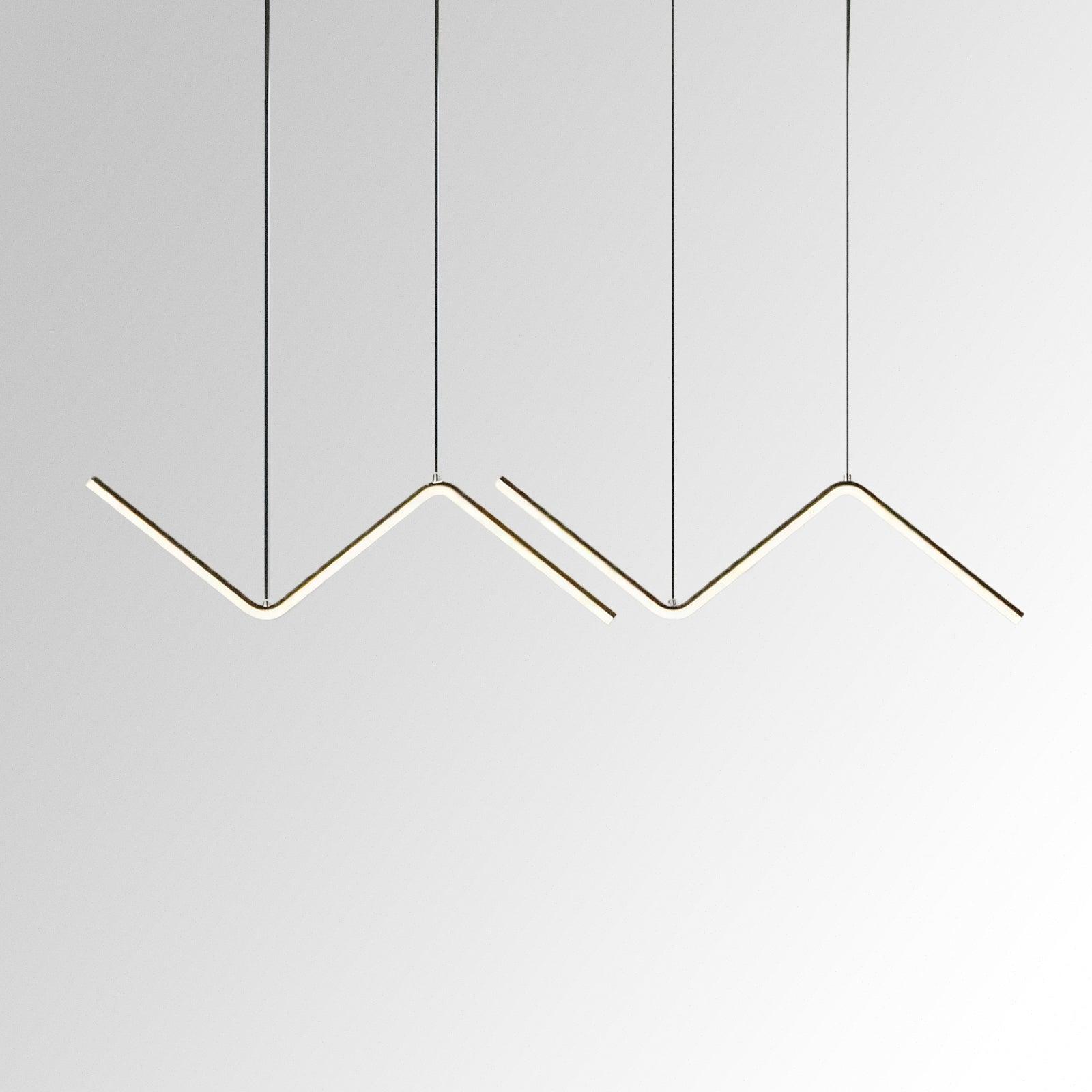 Modern Triangle Hanging Light Fixture - VogeLuxe