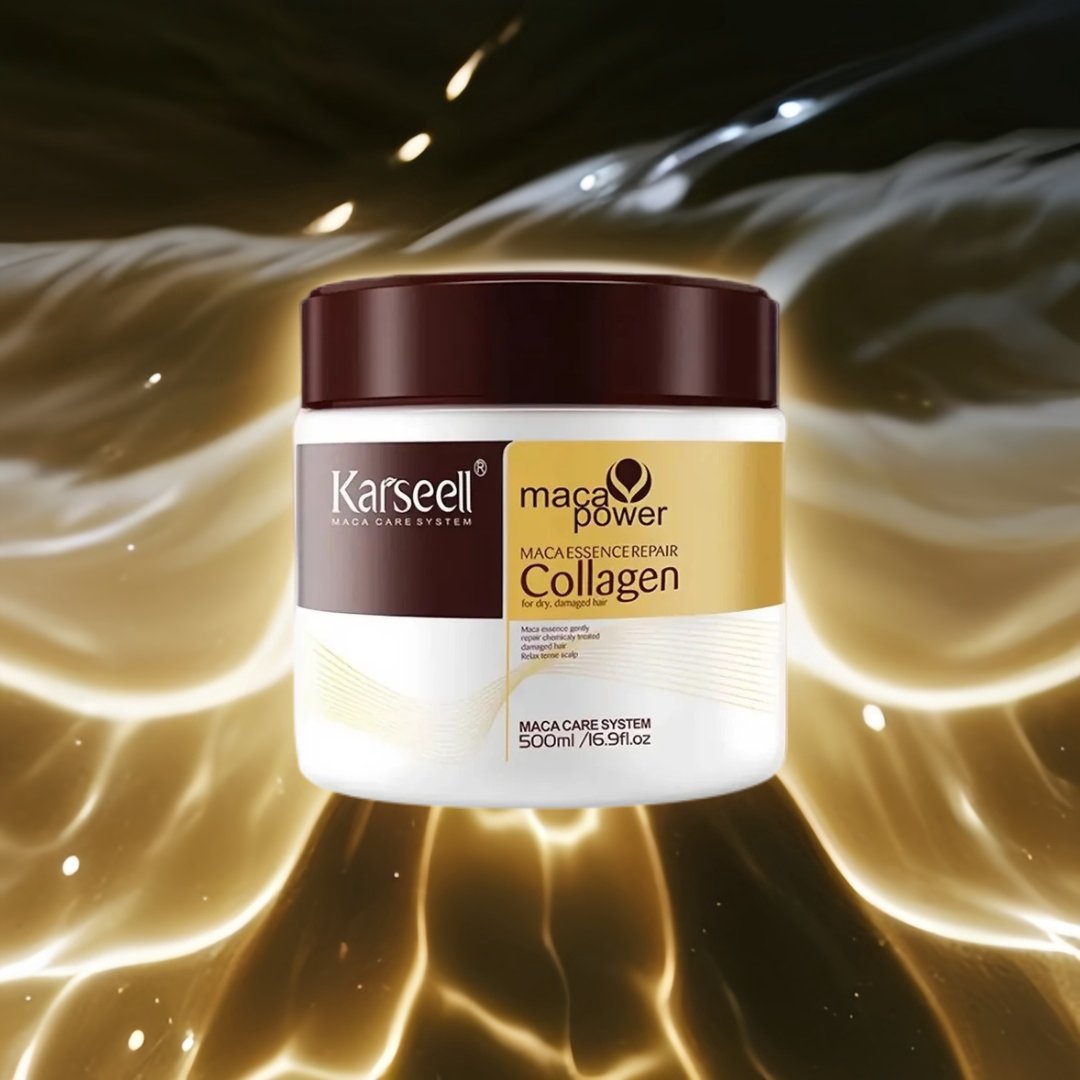 Nourishing Collagen Hair Mask for Smooth Shine - VogeLuxe