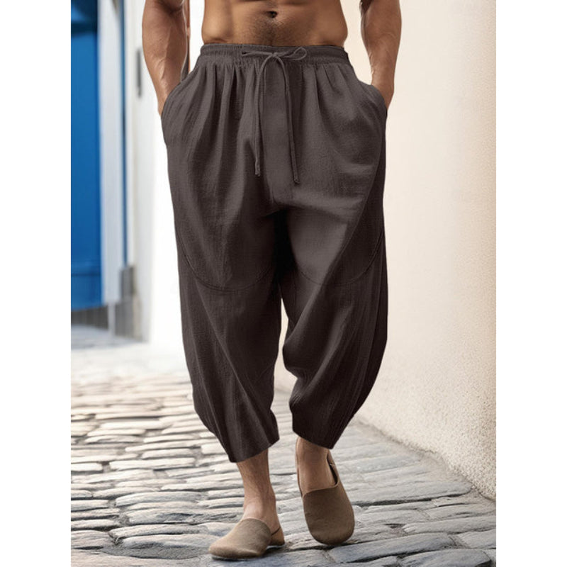 Breathable Casual Mens Summer Trousers - VogeLuxe