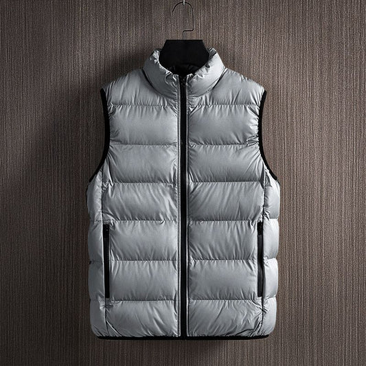Warm Men's Down Vest Jacket - VogeLuxe