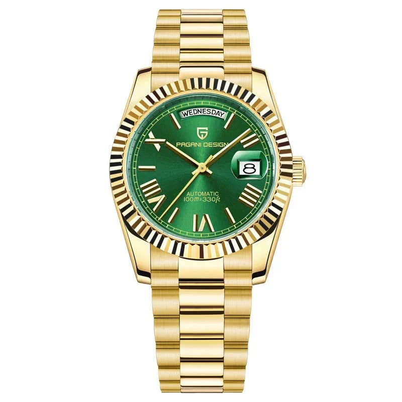 Premium Automatic Stainless Steel Men's Watch With Date