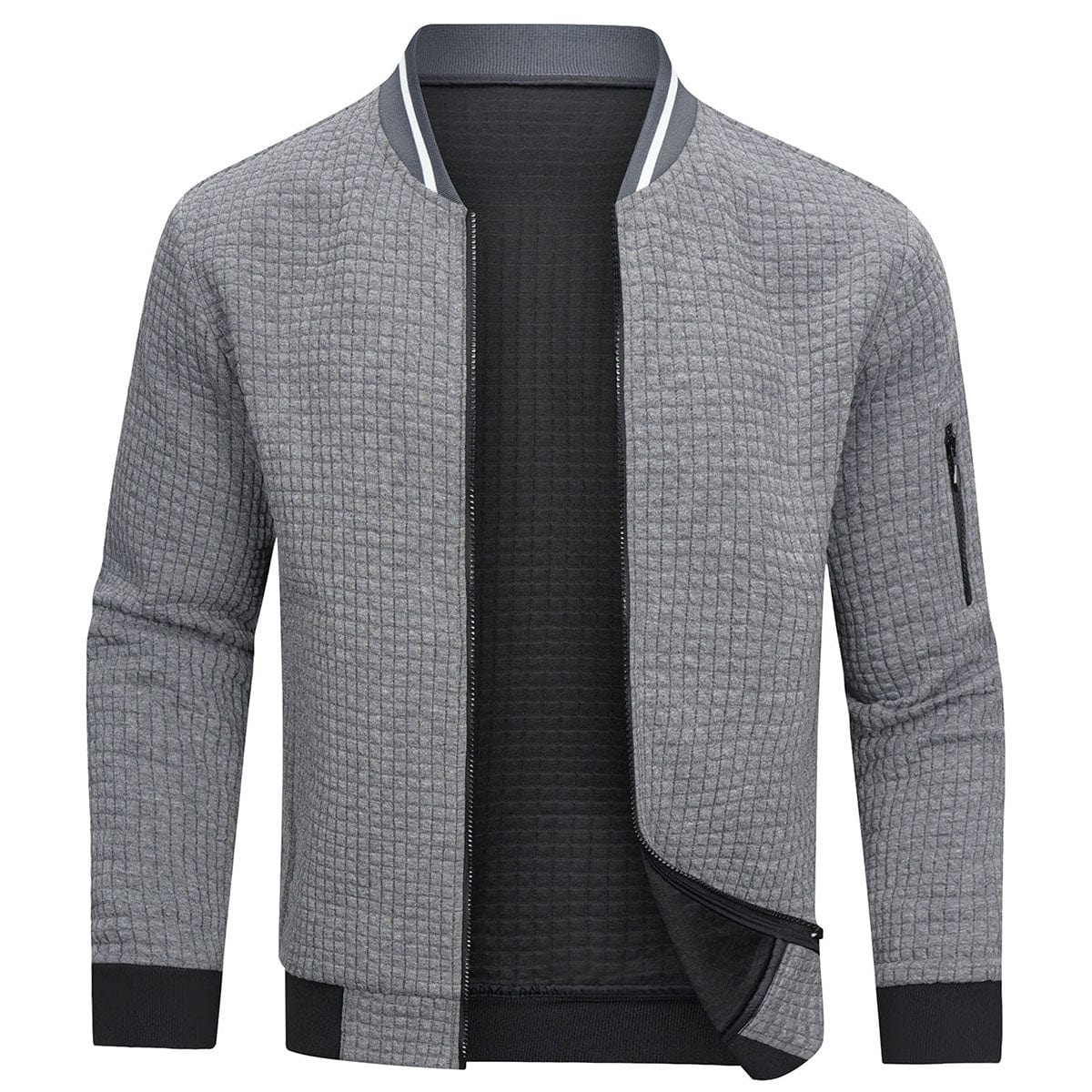 Men's Padded Zip Bomber Jacket