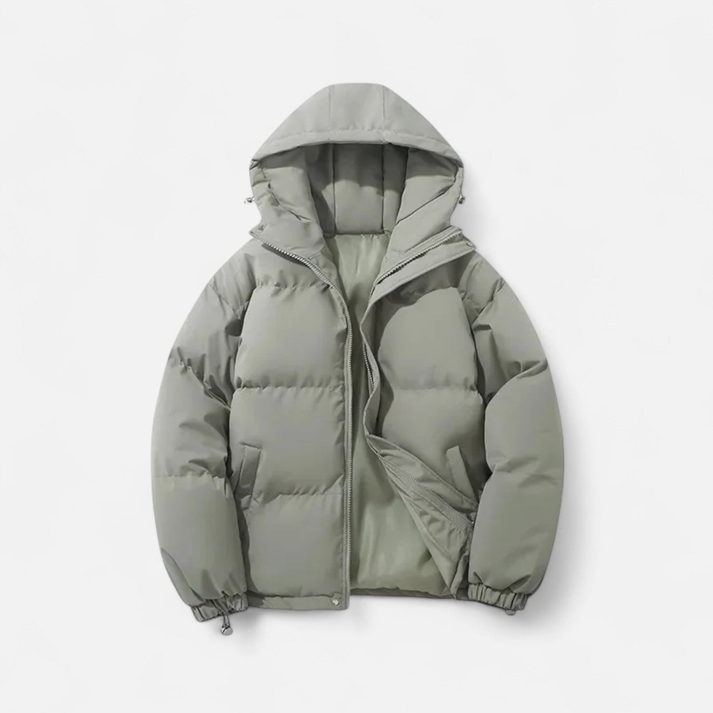 Warm Water Resistant Puffer Hoodie Jacket