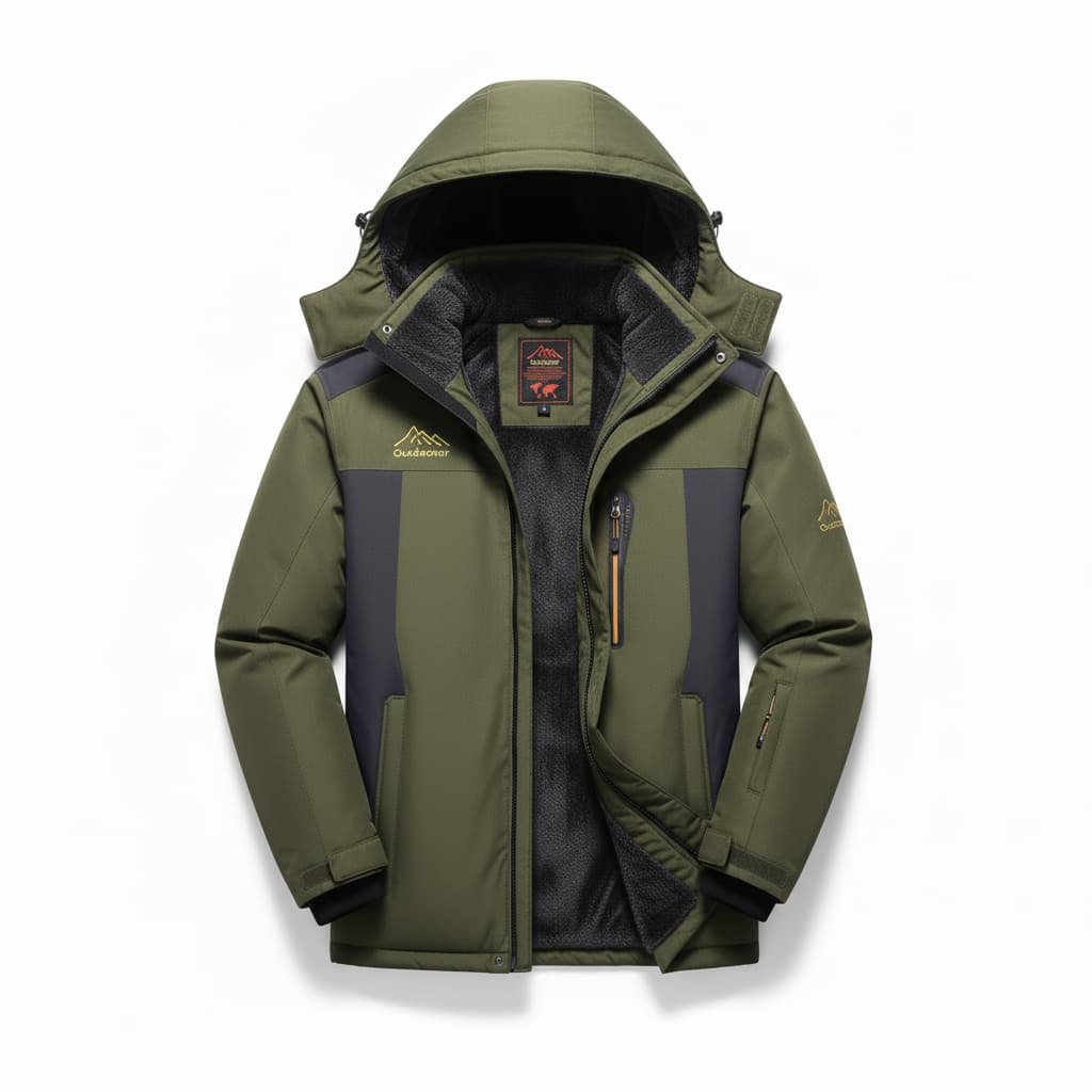 Waterproof Men's Insulated Softshell Winter Jacket - VogeLuxe