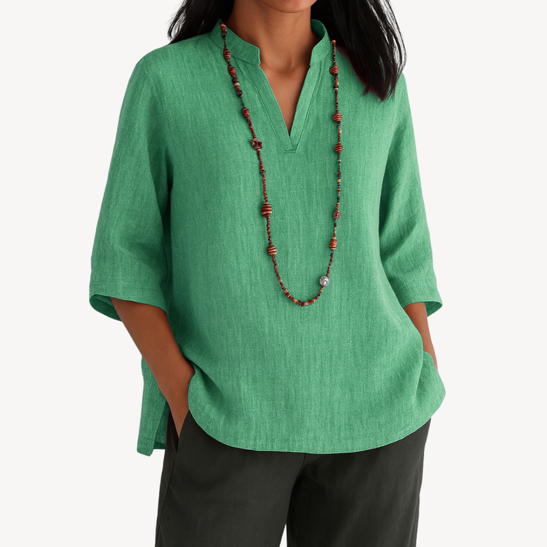 Linda | Chic Ladies Tunic Blouse