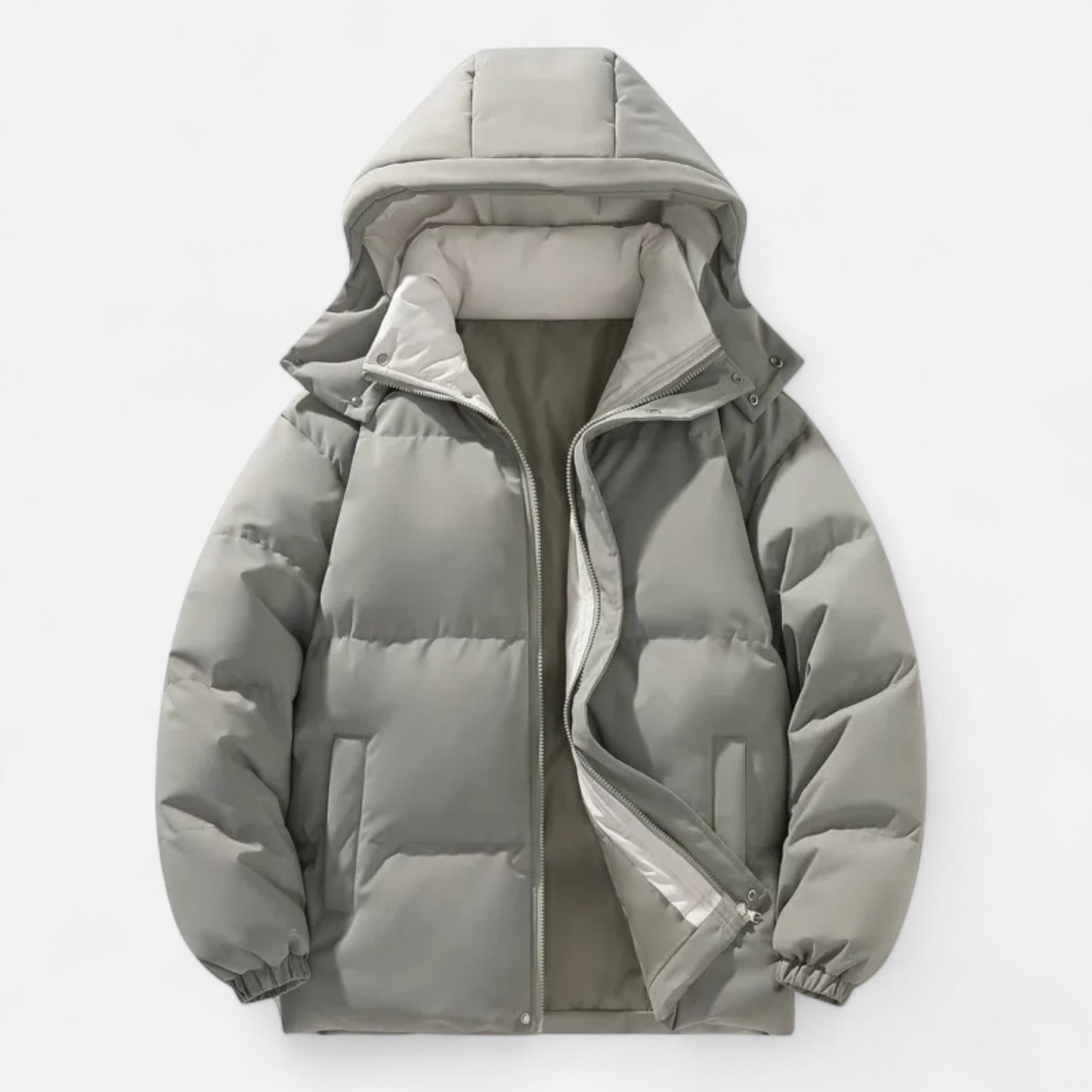 Waterproof Men's Removable Hood Padded Coat