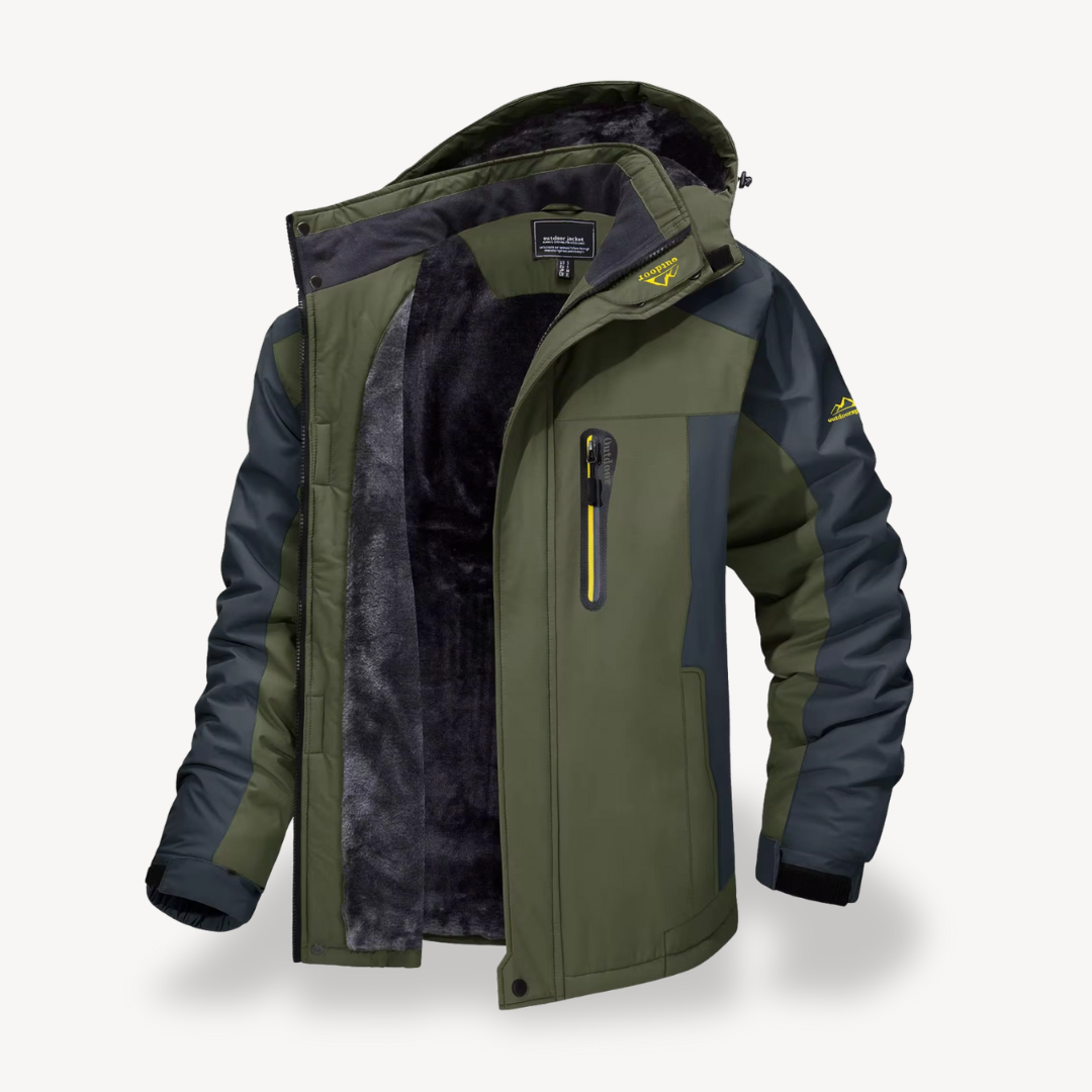Warm Waterproof Men's Winter Fleece Coat