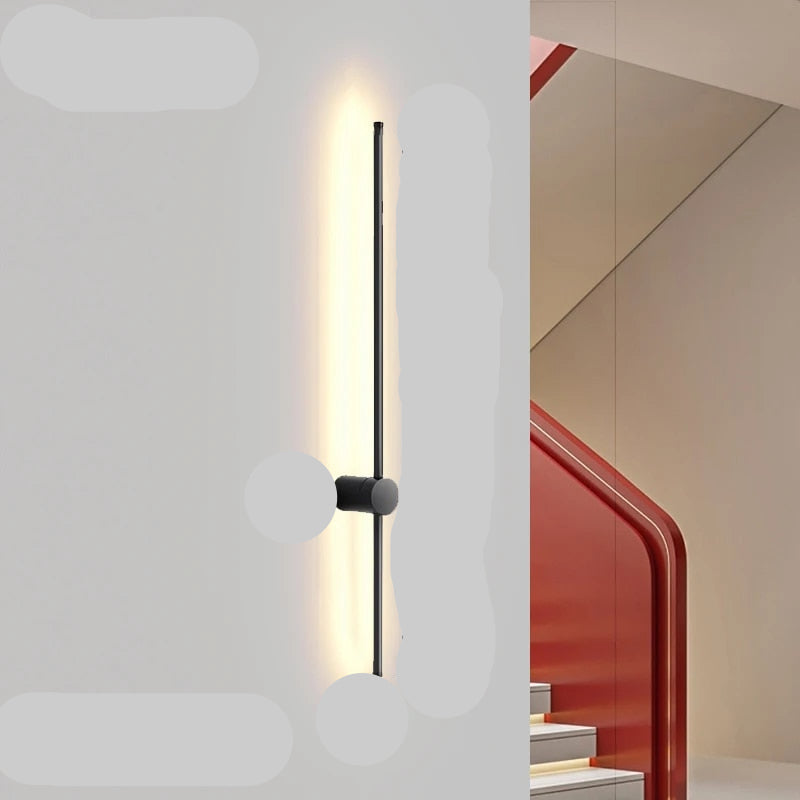 Slim Modern LED Wall Light With Warm Glow